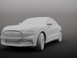 FORD-MUSTANG MACH-E 2021 3D मॉडल