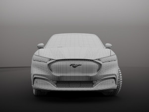 FORD-MUSTANG MACH-E 2021 3D मॉडल
