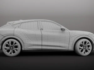 ФОРД-МУСТАНГ МАШ-Е 2021 3D Модель