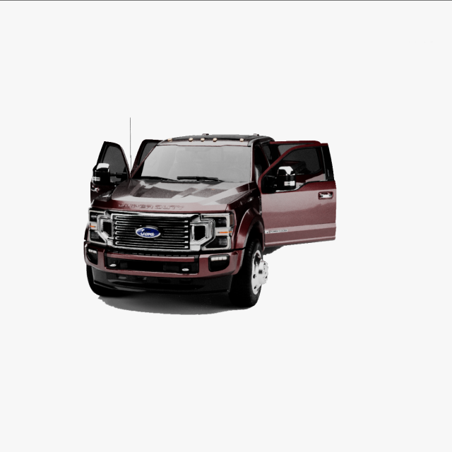 F-450 PLATINUM SUPER DUTY 2021 Model 3D .c4d .max .obj .3ds .fbx .stl .blend 