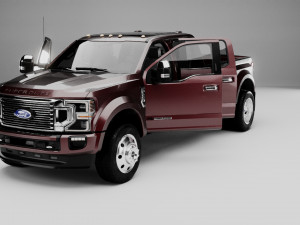 F-450 PLATINUM SUPER DUTY 2021 Model 3D