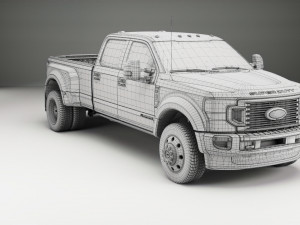 F-450 PLATINUM SUPER DUTY 2021 Model 3D
