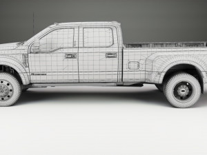 F-450 PLATINUM SUPER DUTY 2021 Model 3D
