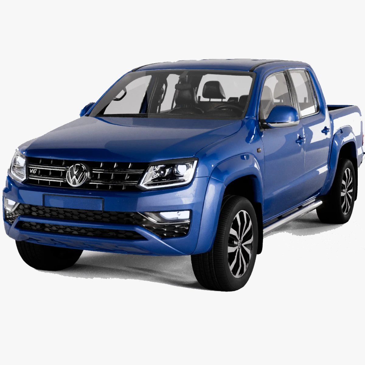 VW AMAROK V6 TDI 4MOTION 2019 3D Model .c4d .max .obj .3ds .fbx .stl .blend
