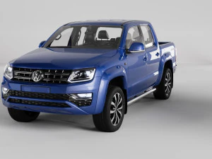 VW AMAROK V6 TDI 4MOTION 2019 3D Model