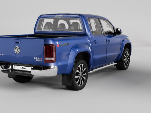 VW AMAROK V6 TDI 4MOTION 2019 3D Model