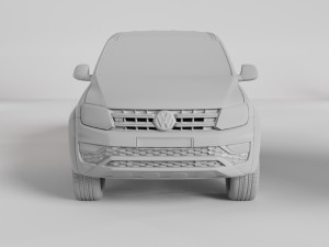 VW AMAROK V6 TDI 4MOTION 2019 3D Model