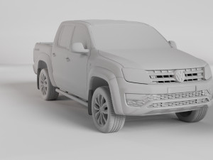 VW AMAROK V6 TDI 4MOTION 2019 3D Model