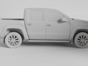 VW AMAROK V6 TDI 4MOTION 2019 3D Model