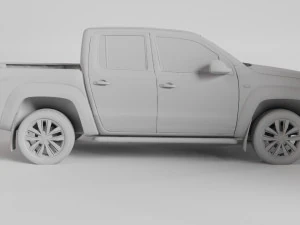 VW AMAROK V6 TDI 4MOTION 2019 3D Model