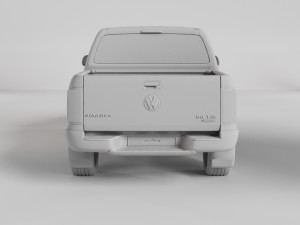 VW AMAROK V6 TDI 4MOTION 2019 3D Model