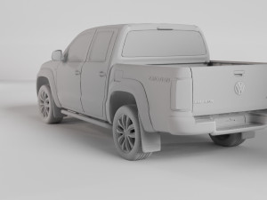 VW AMAROK V6 TDI 4MOTION 2019 3D Model