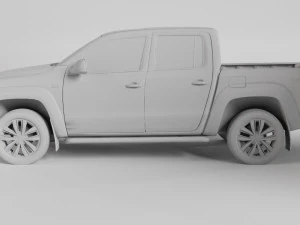 VW AMAROK V6 TDI 4MOTION 2019 3D Model