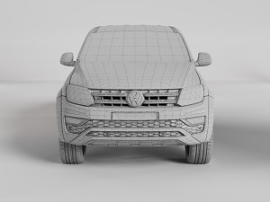 VW AMAROK V6 TDI 4MOTION 2019 3D Model