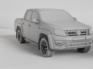 VW AMAROK V6 TDI 4MOTION 2019 3D Model