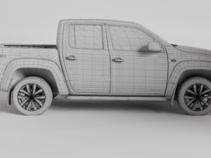 VW AMAROK V6 TDI 4MOTION 2019 3D Model