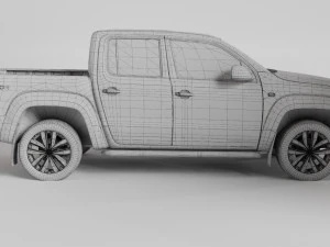 VW AMAROK V6 TDI 4MOTION 2019 3D Model