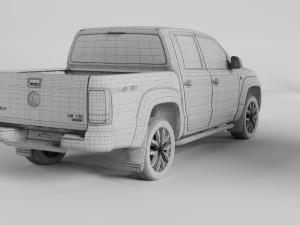 VW AMAROK V6 TDI 4MOTION 2019 3D Model