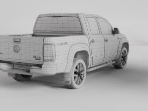 VW AMAROK V6 TDI 4MOTION 2019 3D Model
