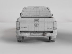 VW AMAROK V6 TDI 4MOTION 2019 3D Model