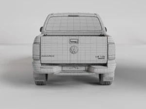 VW AMAROK V6 TDI 4MOTION 2019 3D Model