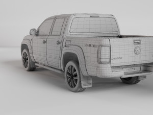 VW AMAROK V6 TDI 4MOTION 2019 3D Model