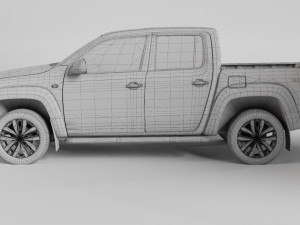 VW AMAROK V6 TDI 4MOTION 2019 3D Model