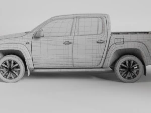 VW AMAROK V6 TDI 4MOTION 2019 3D Model