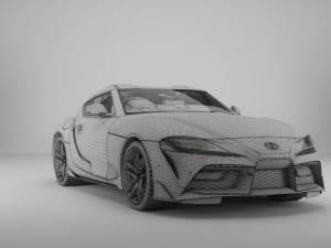 2019 TOYOTA SUPRA GR A90 Modelo 3D
