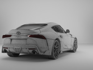 2019 TOYOTA SUPRA GR A90 Modelo 3D