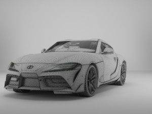 2019 TOYOTA SUPRA GR A90 Modelo 3D