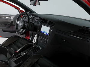 VW GOLF R MK7 2014 3D Model