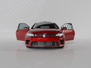 VW GOLF R MK7 2014 3D-Modell