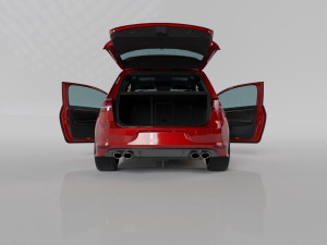 VW GOLF R MK7 2014 3D-Modell