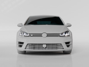 VW GOLF R MK7 2014 3D-Modell