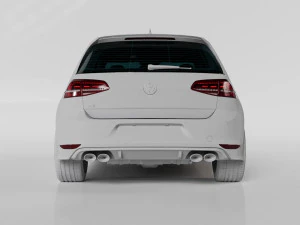 VW GOLF R MK7 2014 3D Model