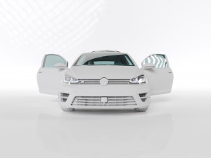 VW GOLF R MK7 2014 3D-Modell