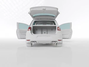 VW GOLF R MK7 2014 3D Model