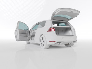 VW GOLF R MK7 2014 3D-Modell