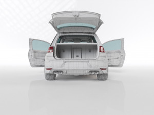 VW GOLF R MK7 2014 3D-Modell