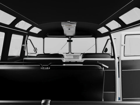 VW KOMBI T2 1963 3D Model