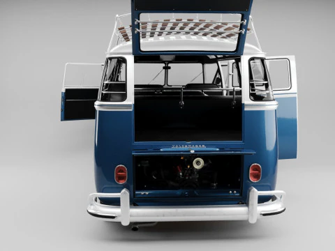 VW KOMBI T2 1963 3D Model