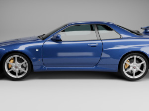 2002 NISSAN SKYLINE GTR R34 V-SPEC II Modello 3D