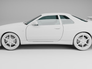 2002 NISSAN SKYLINE GTR R34 V-SPEC II Modello 3D