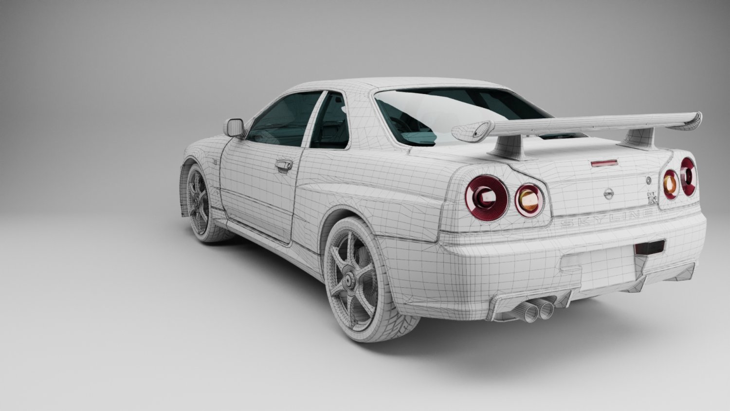Nissan Skyline GT-R R34 | 3D model