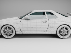 2002 NISSAN SKYLINE GTR R34 V-SPEC II Modello 3D