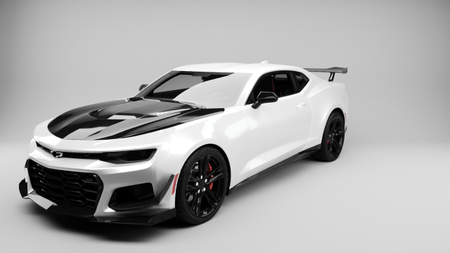 2018 CHEVROLET CAMARO ZL1 1LE Modelo 3D .c4d .max .obj .3ds .fbx .stl .blend 