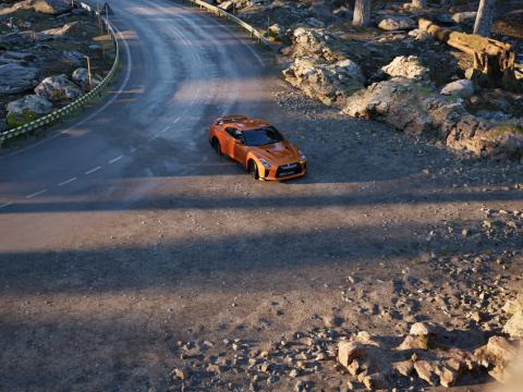 NISSAN GT-R 2018 Modelo 3D