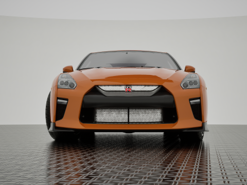 NISSAN GT-R 2018 Modelo 3D