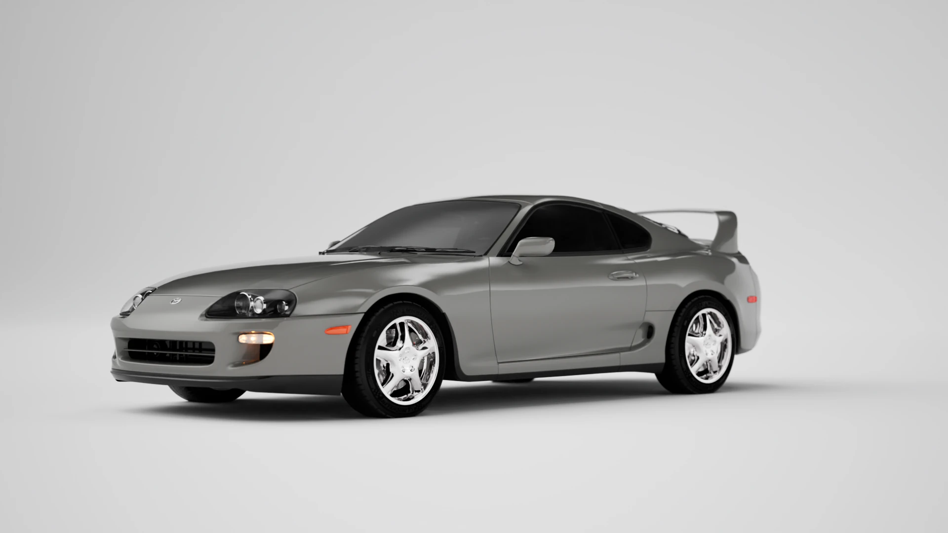 Toyota Supra 1998 3D Model .c4d .max .obj .3ds .fbx .stl .blend 